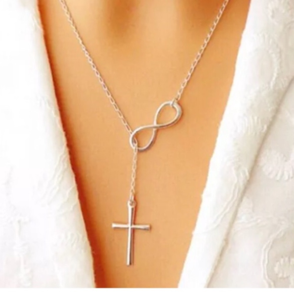 🆕 Infinity Cross Necklace!